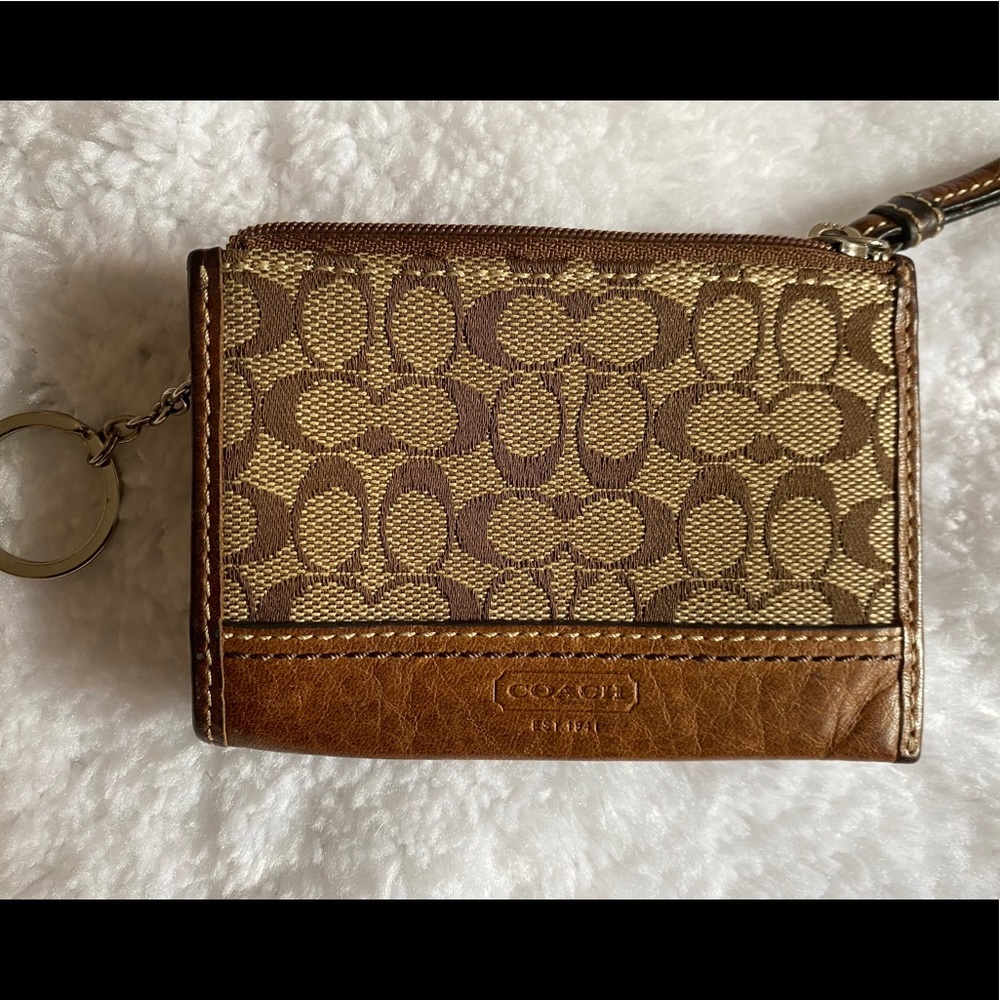 Coach Zipped Coin Card case Wallet